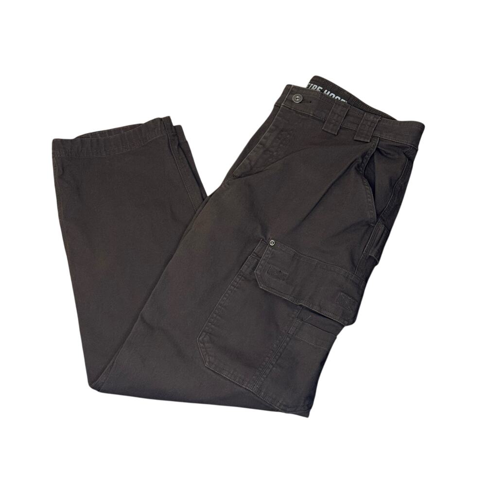 Duluth Trading Men's Brown DuluthFlex Fire Hose Cargo Work Pants 34x32 - Picture 4 of 8